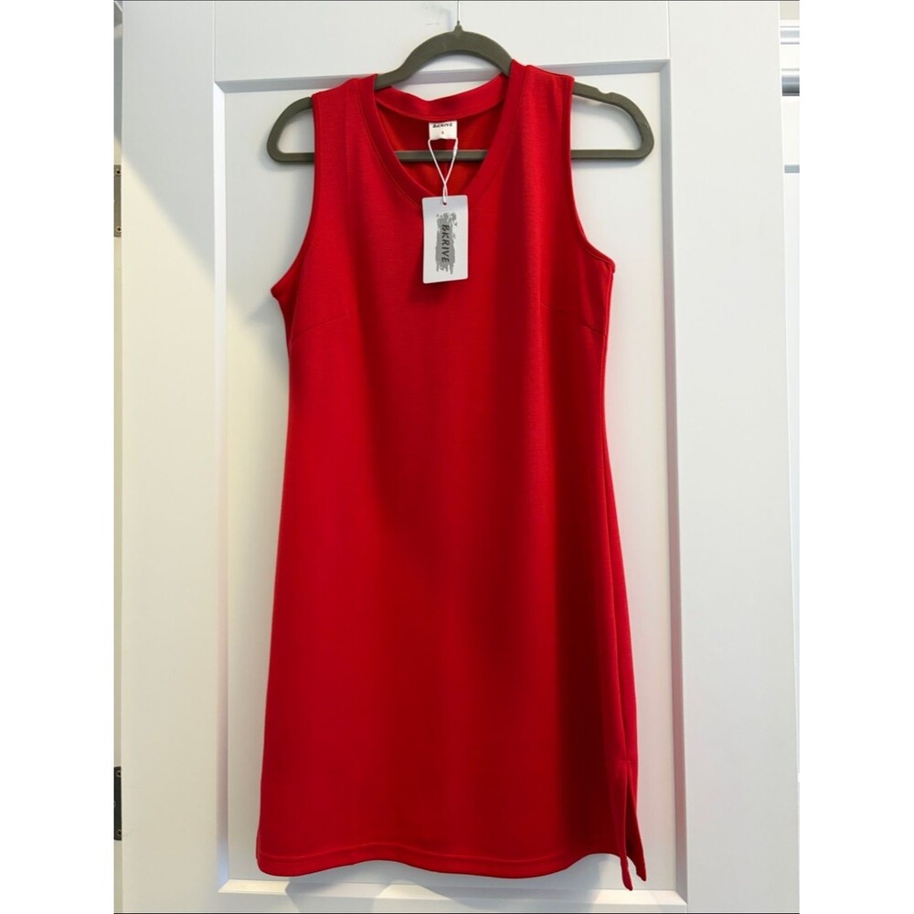 Sleeveless Red Mini Dress by rave